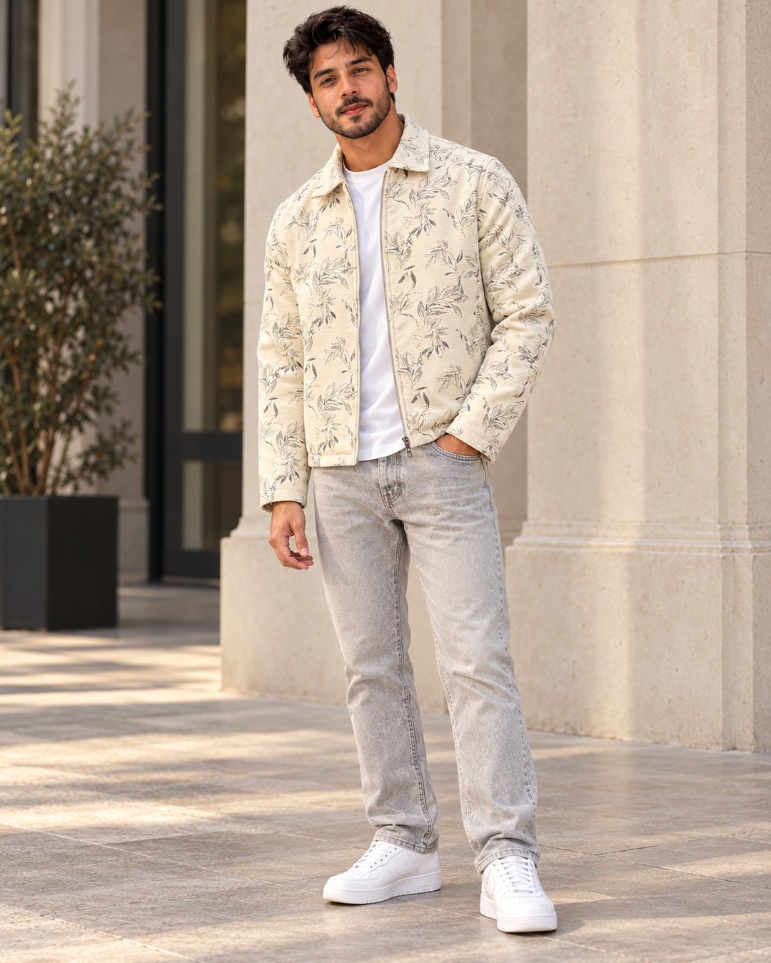 Veste SERO portée — vue complète